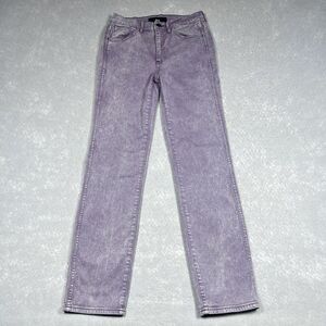 3x1 Jeans Womens Size 27 Grape Soda Purple Stevie Straight Jeans Denim Pockets